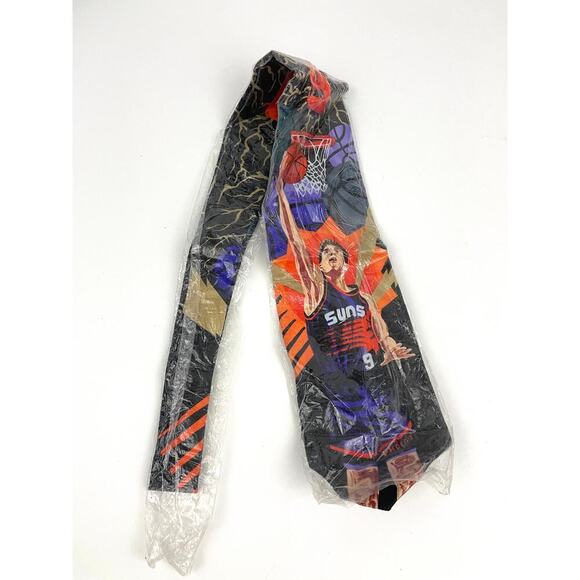 VTG 90’s NBA Phoenix Suns Dan Majerle Tie Win Lose Or Tie Limited Edition Silk - Picture 2 of 9
